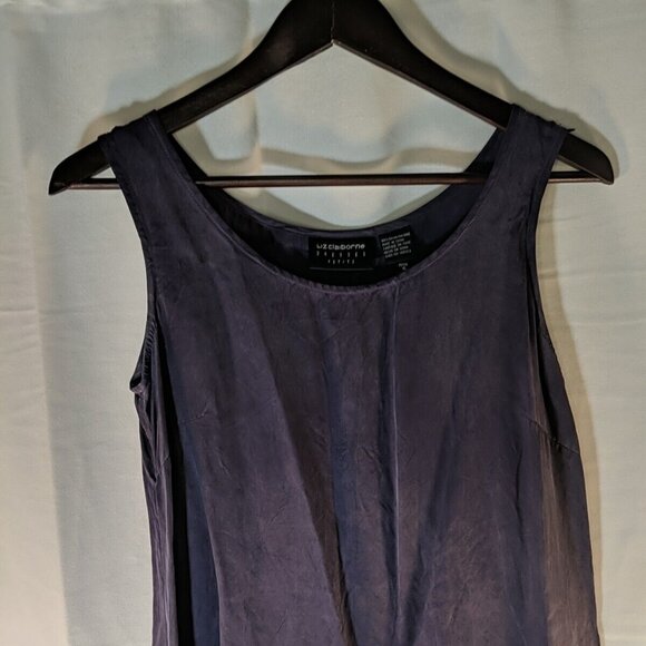 Liz Claiborne Purple Maxi Dress Tank Sleeveless Petite 6 6P Long - Picture 2 of 11